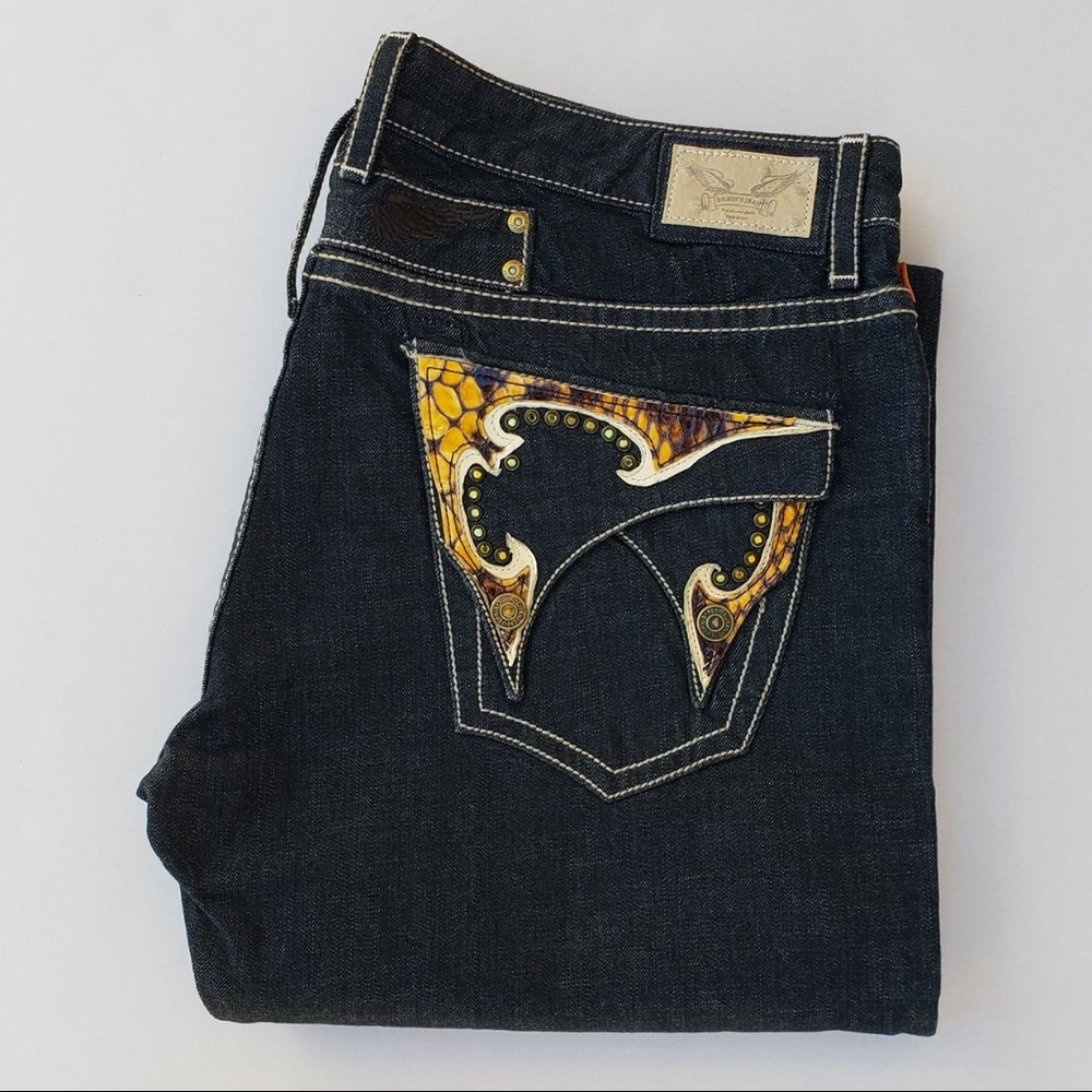 New Men's ROBIN'S JEAN sz 40 YELPYT Straight Jeans - Picture 3 of 8